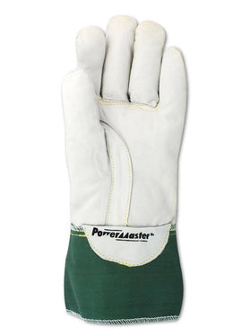 MAGID Leather Electrical Work Glove gauntlet cuff offers extended wrist protection