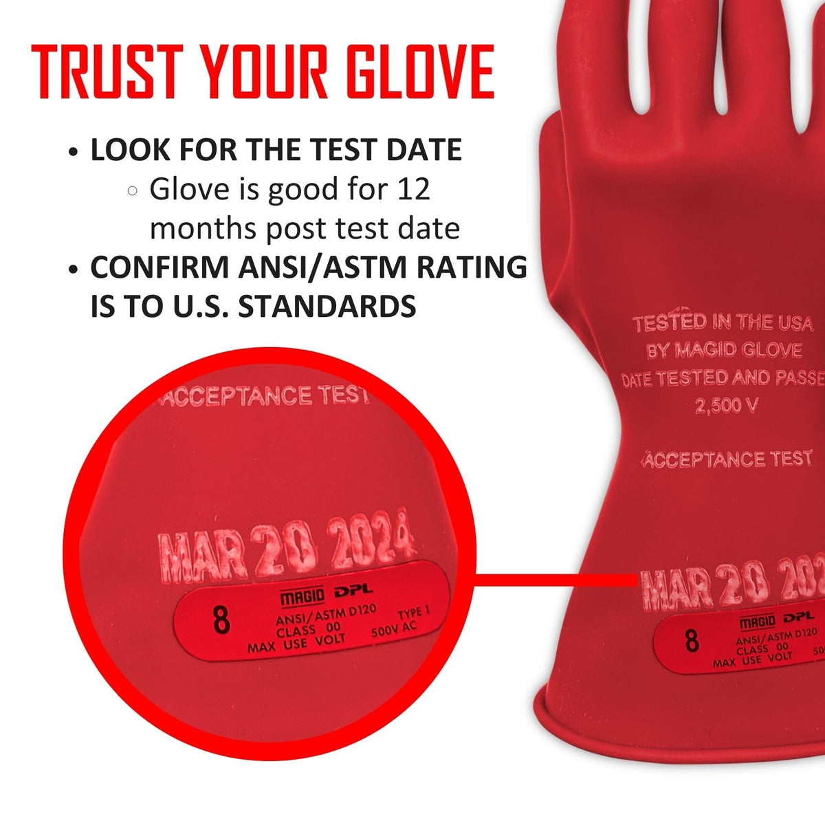 MAGID M011R10 glove extended length of 11 inches for forearm protection