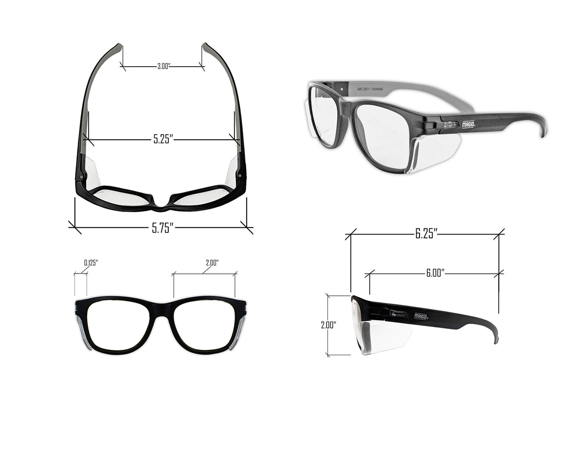 MAGID Y50 anti‑fog coated lenses maintain clear vision during shifts.