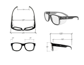 MAGID Y50 anti‑fog coated lenses maintain clear vision during shifts.