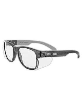 MAGID Y50 safety glasses with clear lens for unobstructed indoor work.