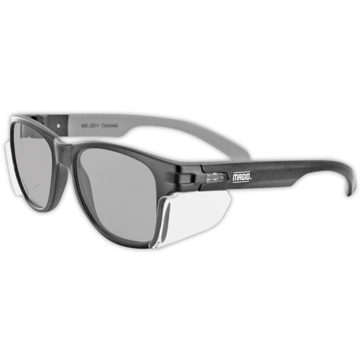 MAGID Y50 safety glasses with side shields provide enhanced peripheral protection on job sites.