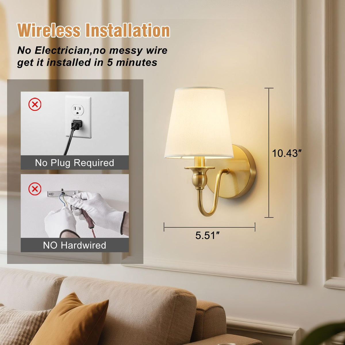 Maglaw 10000mAh rechargeable bulb provides hours of glow for bedrooms and lounges
