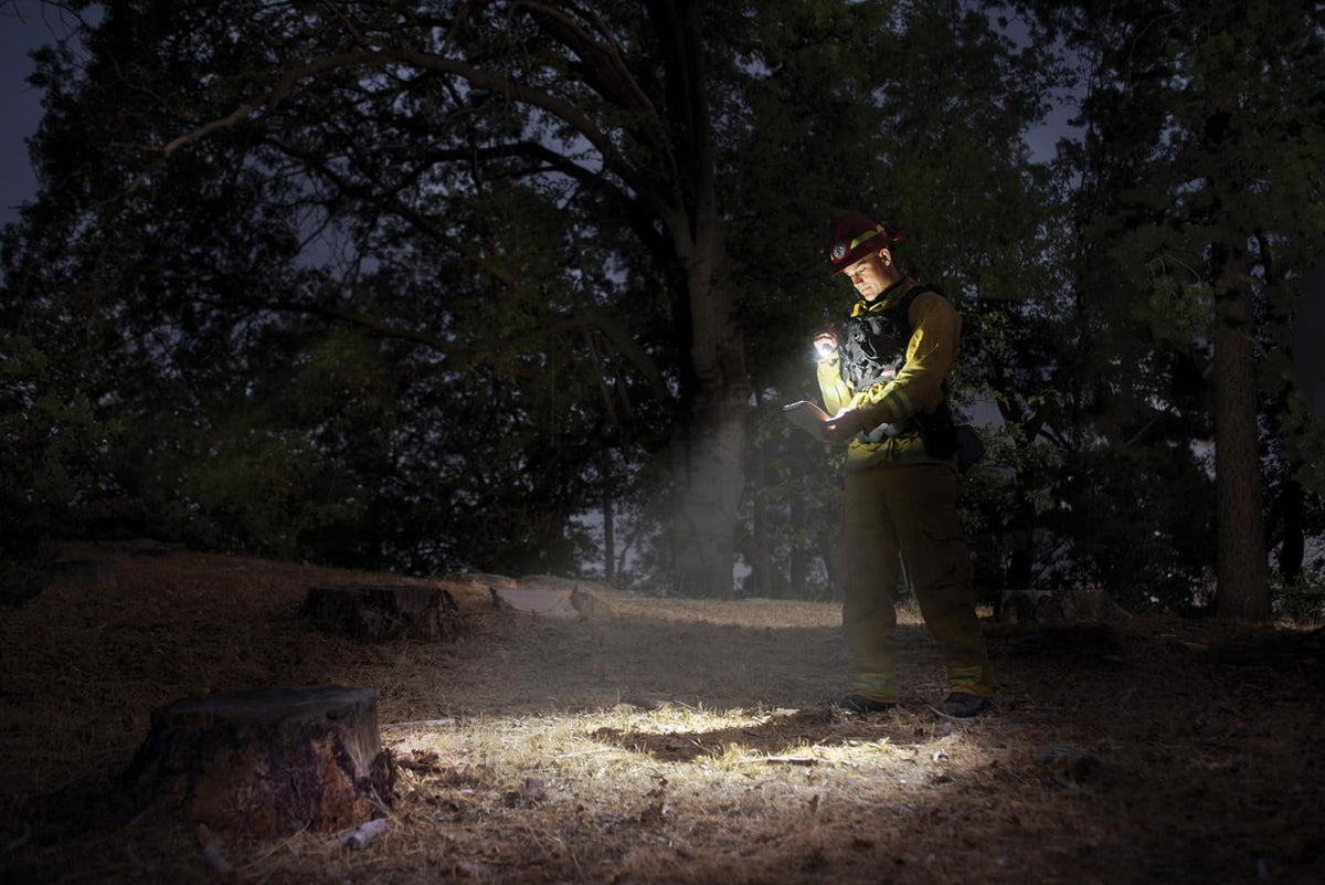 MagLite Mini LED Flashlight IPX7 water-resistance for wet conditions.