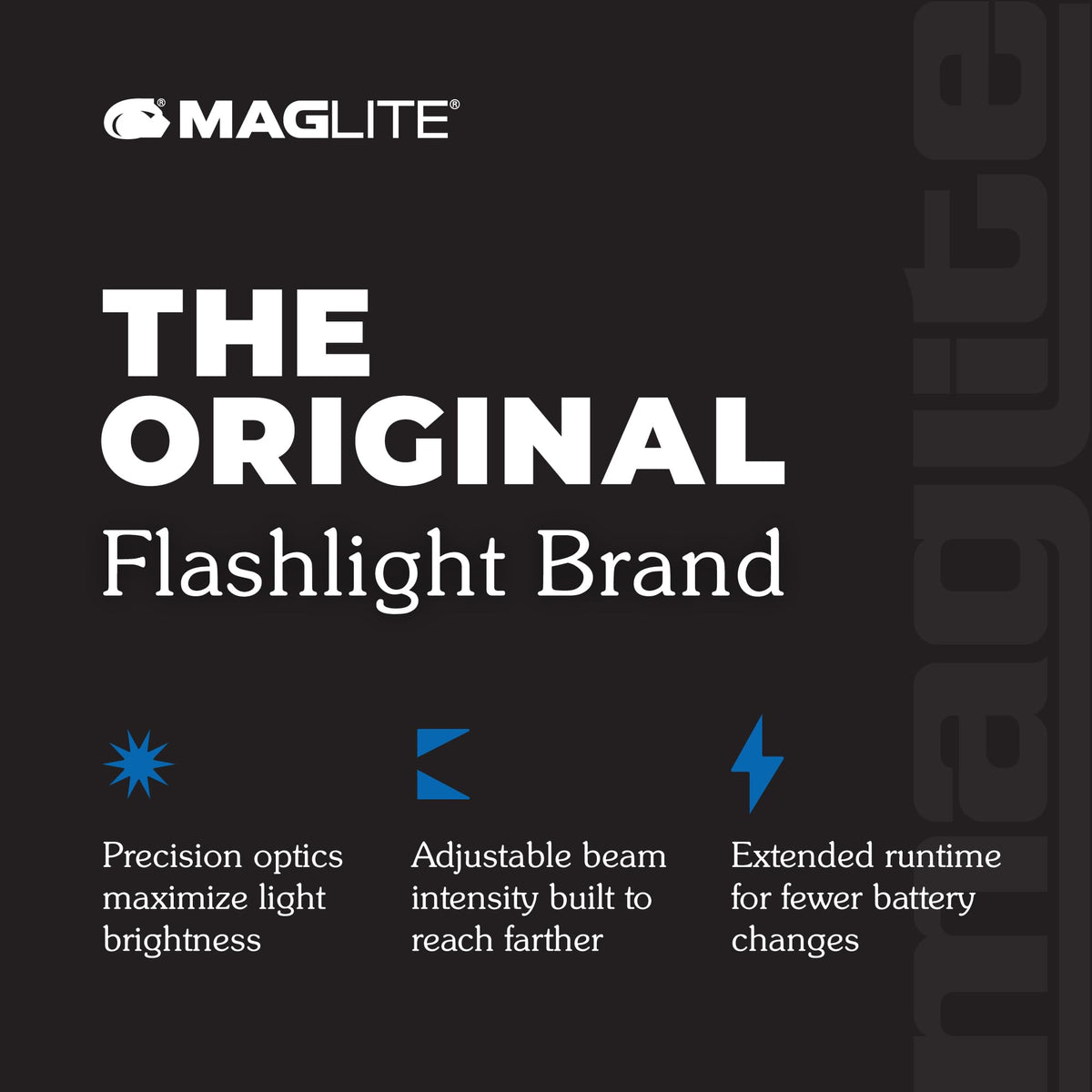MagLite Mini LED Flashlight two AAA batteries for reliable power.