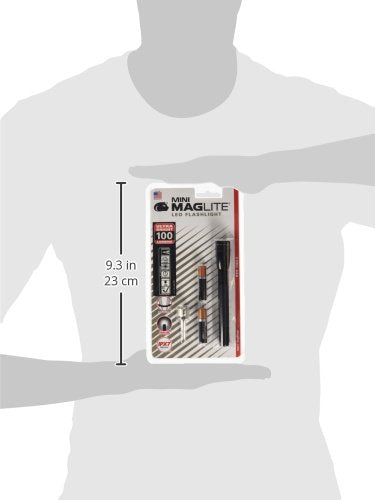 MagLite Mini LED Flashlight IPX7 water resistance for outdoor use.