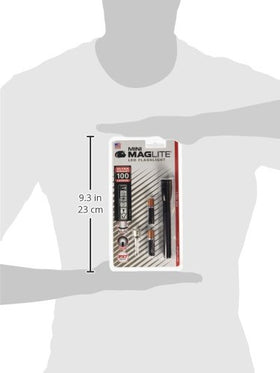 MagLite Mini LED Flashlight IPX7 water resistance for outdoor use.