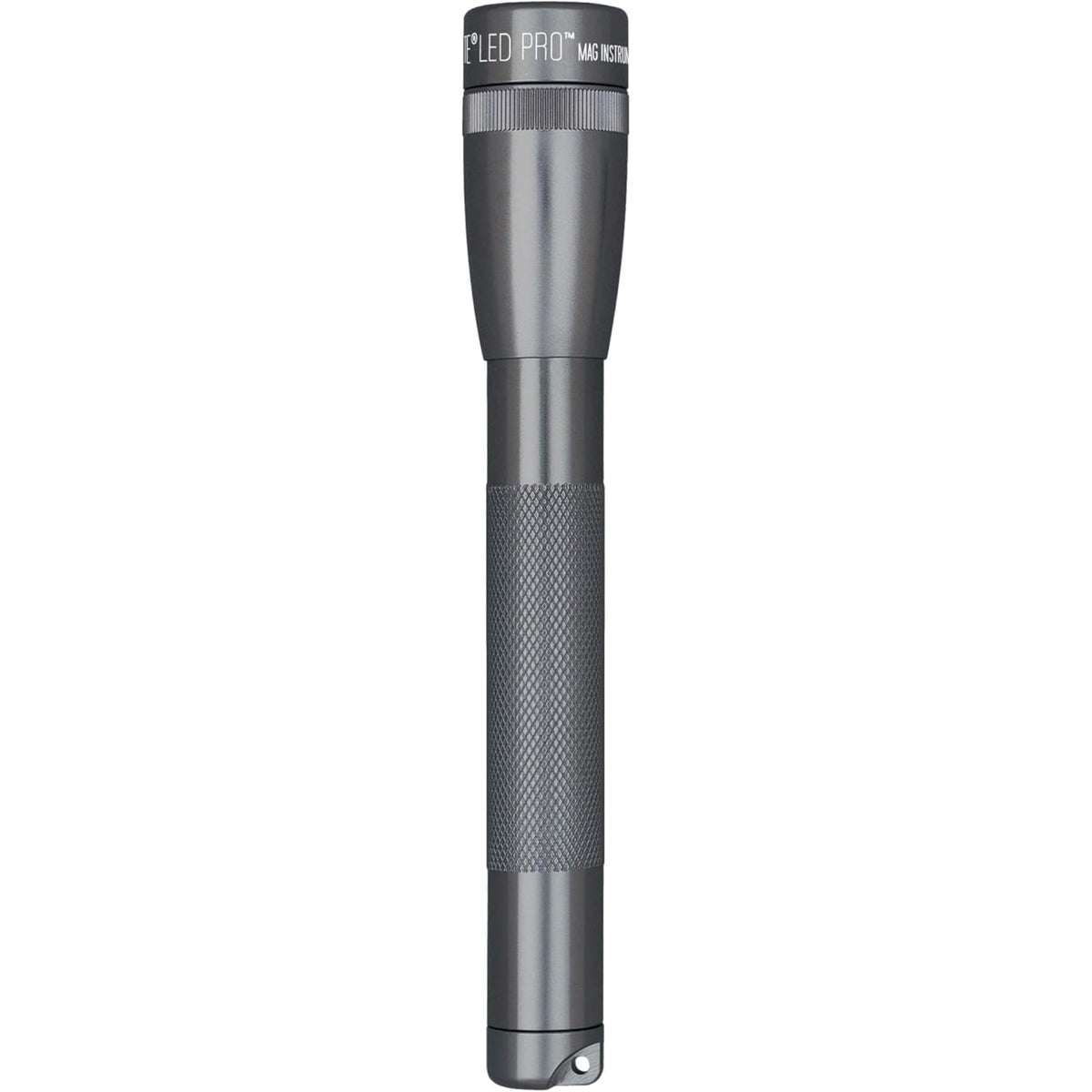 MagLite Mini MAG Pro flashlight with an anodized aluminum body for rugged outdoor use