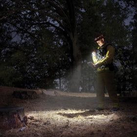 MagLite Mini MAG Pro emits a bright LED beam for dependable visibility