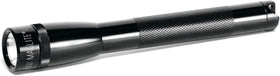 MagLite Mini Pro LED 2-Cell AA flashlight body, durable aluminum for rugged outdoor use.