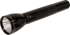 MagLite ML300L adjustable beam for focused spotlight and wide flood.