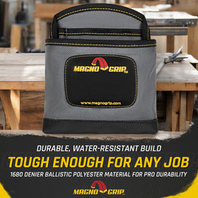 MagnoGrip tool belt clip keeps hands free during tasks.