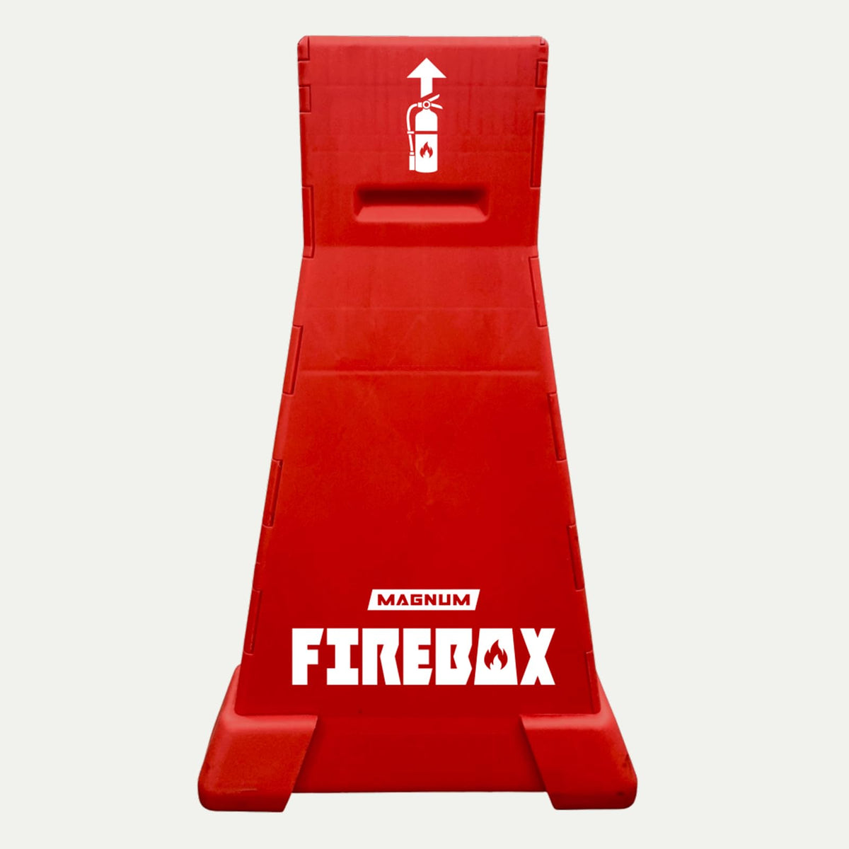 Magnum Tool Firebox stand stackable design enables tool-free assembly and quick relocation.