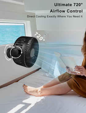 MAGOLFIN Breeze ultra-quiet motor provides strong airflow with minimal cabin noise.
