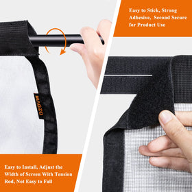 MAGZO fireproof fabric screen material provides durable protection against pests.