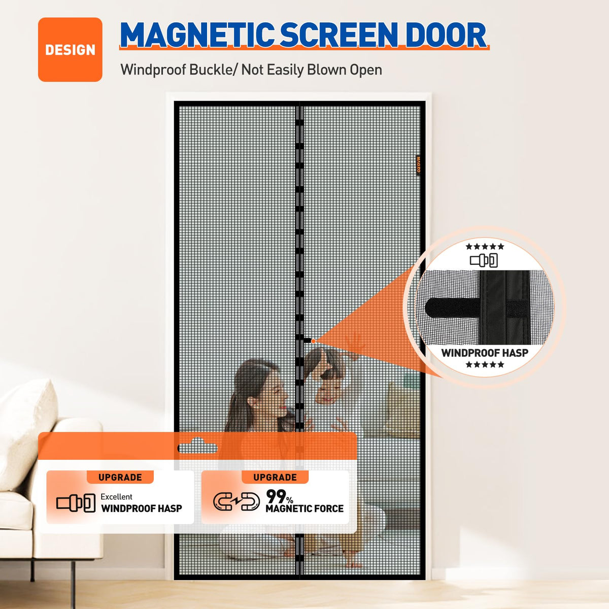 MAGZO full-frame hook-loop keeps a tight seal
