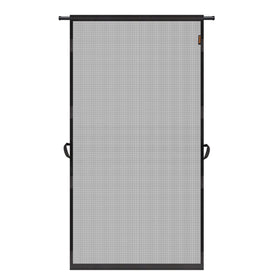 Magzo hanging screen door with adjustable tension rod for easy fit.