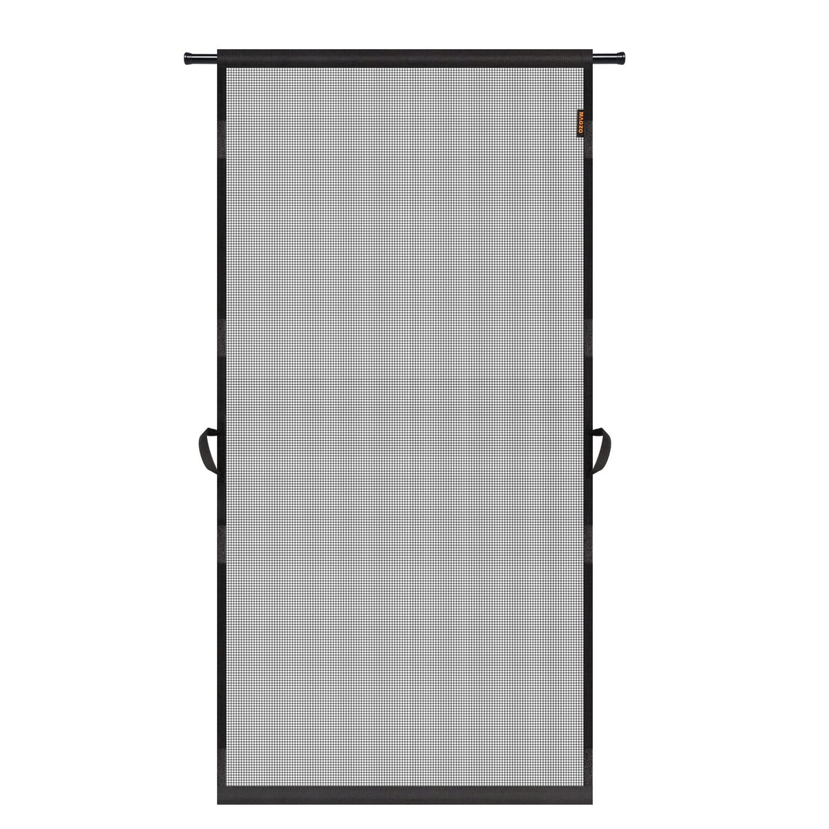 MAGZO Hanging Screen Door with tension rod for easy airflow.