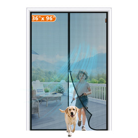 MAGZO magnetic screen door installed for easy doorway access