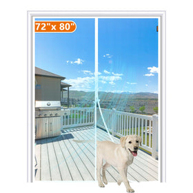 MAGZO magnetic screen door closure demonstrates hands-free entry for busy homes