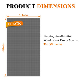 MAGZO easy-cut-to-fit pet-proof window screen for quick home upgrades