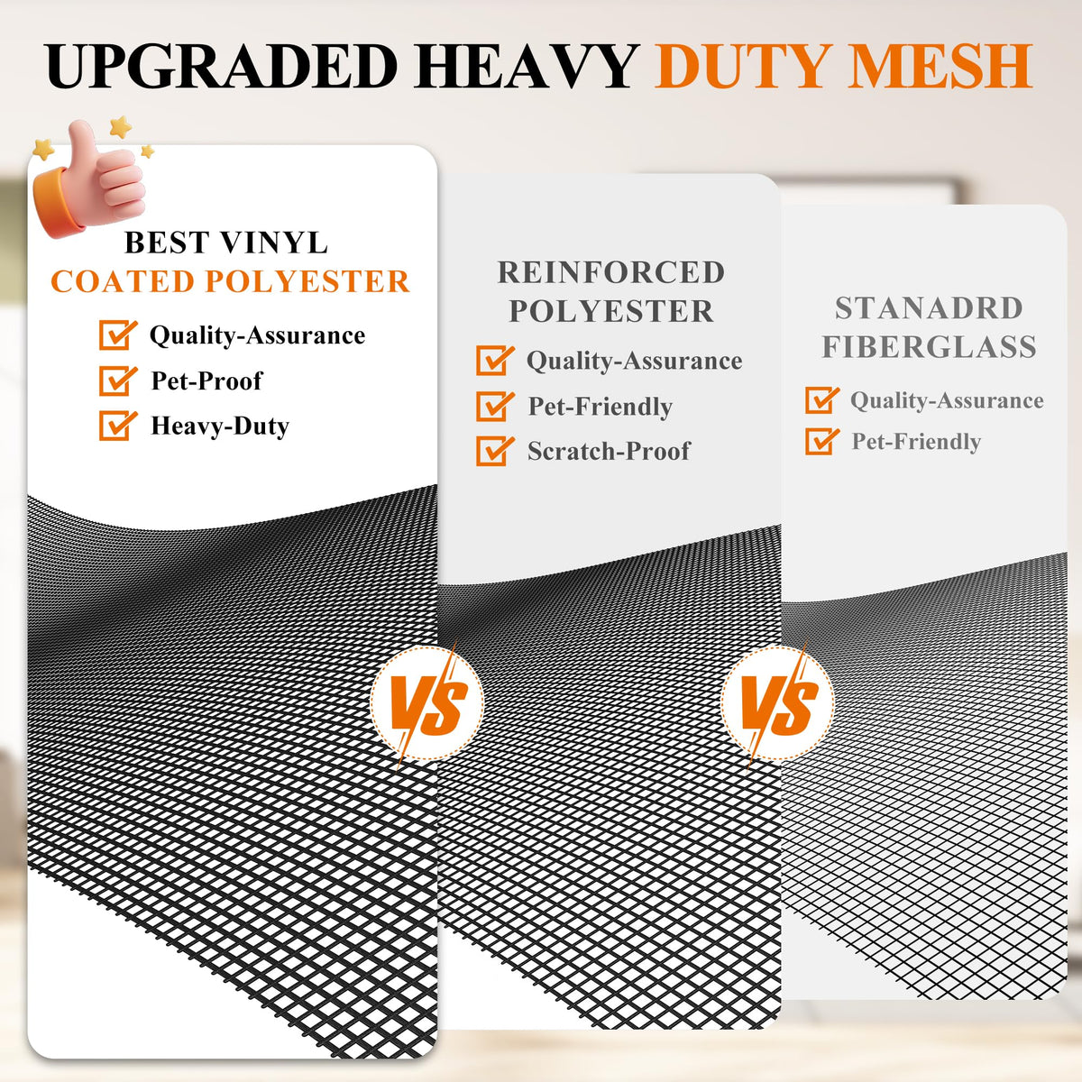 MAGZO porch and patio screen protector suitable for outdoor spaces