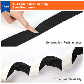 MAGZO two-roll foam tape packaging highlights value and total length.