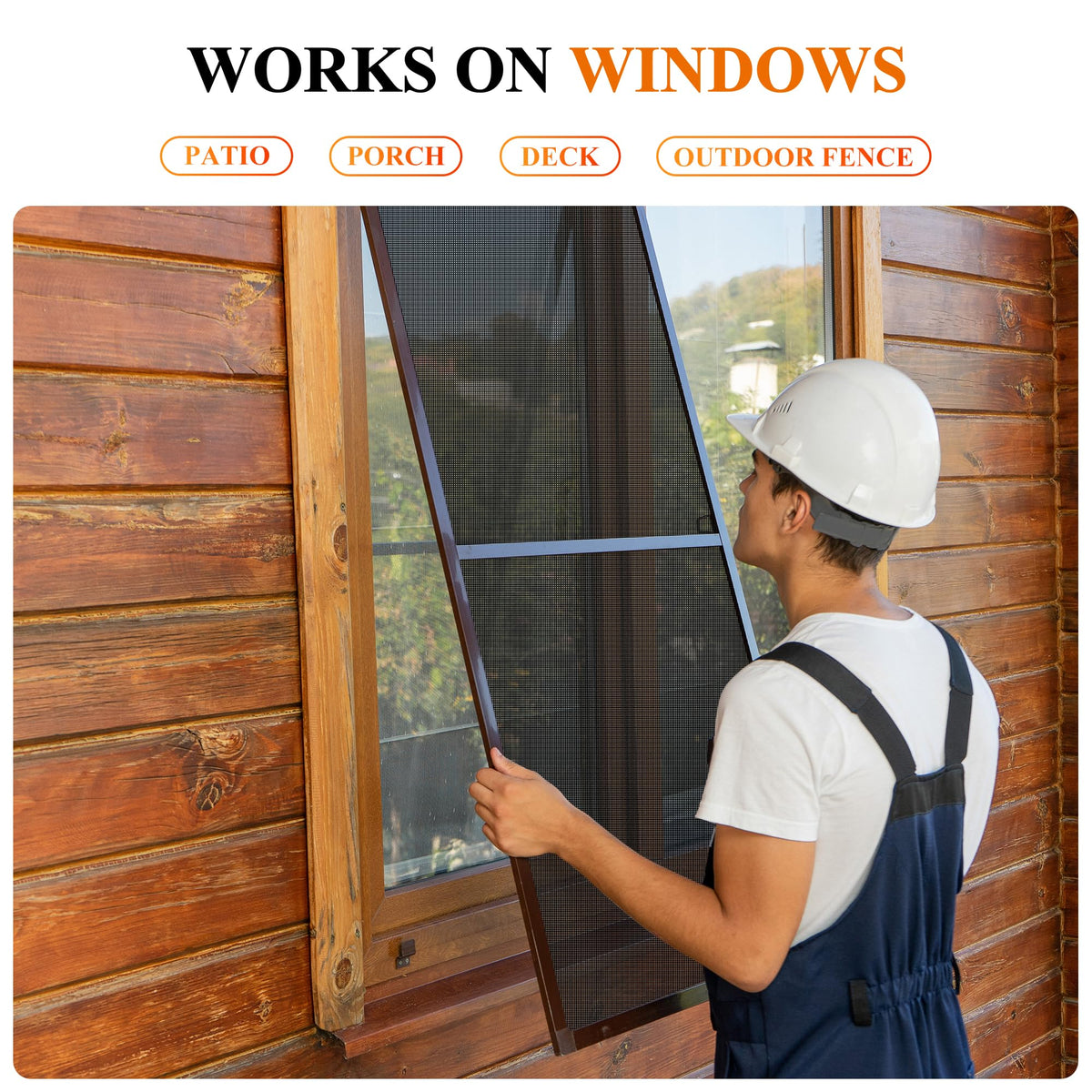 MAGZO universal window and door screen replacement.