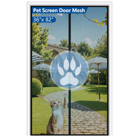 MAGZO upgraded magnetic screen door closure with seamless seal for easy entry and insect exclusion.