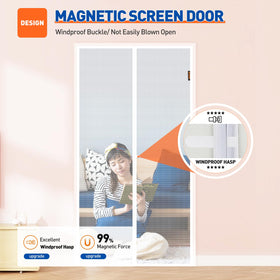 MAGZO lightweight polyester mesh offers clear visibility and ventilation.