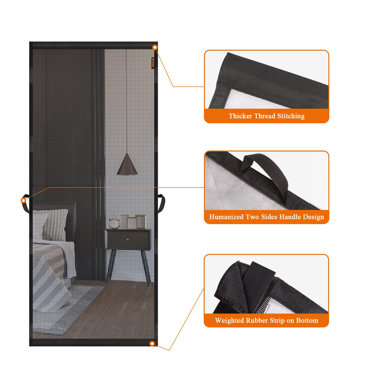 MAGZO wide door compatibility demonstrates versatile use across rooms.