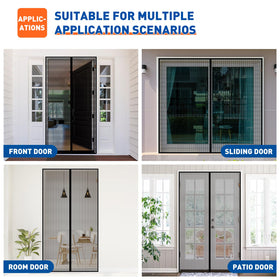 MAGZO windproof design with center and bottom hasps enhances door stability in breezes.