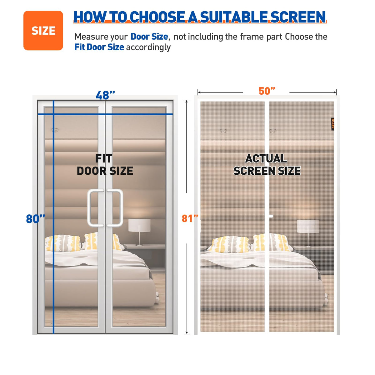 MAGZO windproof fastener design secures the screen against gusts