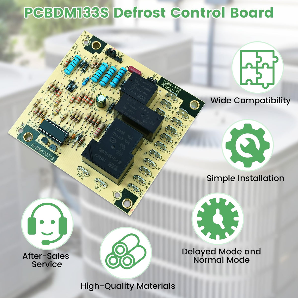 MAHUIBIN defrost board conformal coating protecting against moisture and dust.