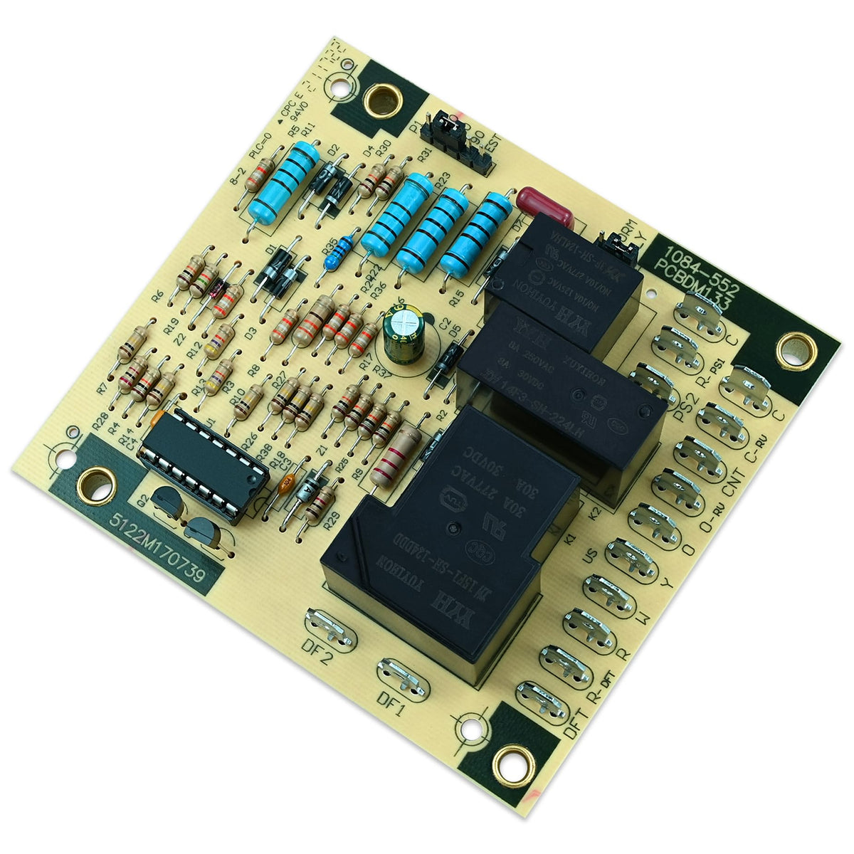 MAHUIBIN PCBDM133S defrost board front view improves defrost reliability for outdoor units.