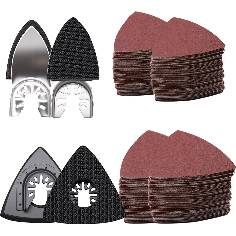 Maierke 60-grit sanding pads for fast material removal on rough hardwoods.