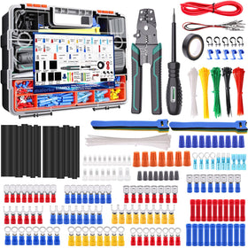 Maierke 1180-piece terminal kit in an organized case for quick, tidy wiring.