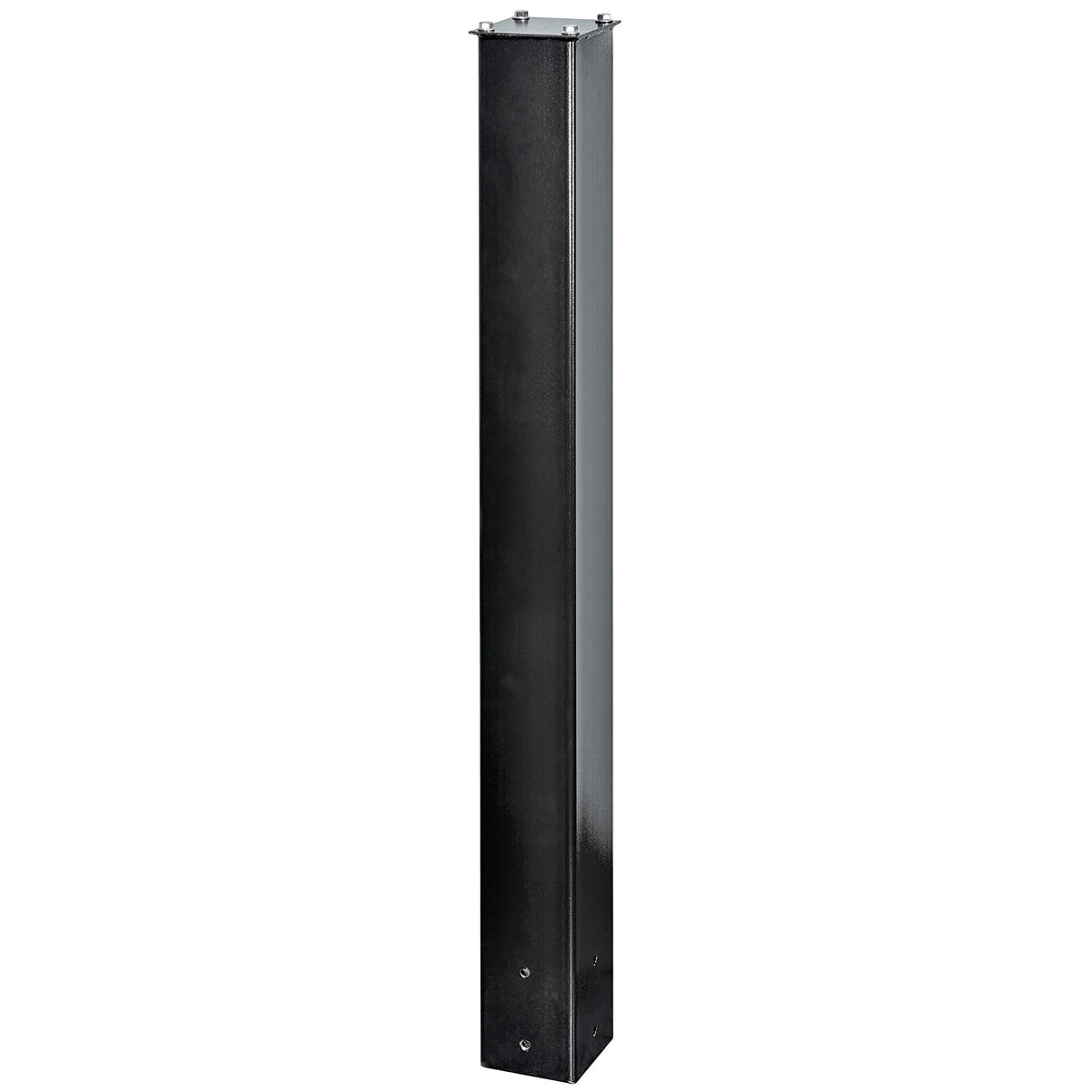 Mail Boss 7121 in-ground post front view shows sturdy curbside mounting.