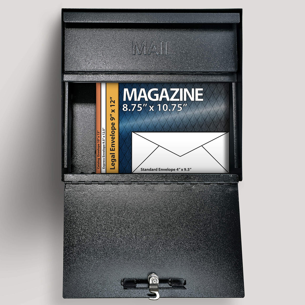 Mail Boss 7162 Metro 12-wafer disc lock for strong security.