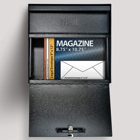 Mail Boss 7162 Metro 12-wafer disc lock for strong security.