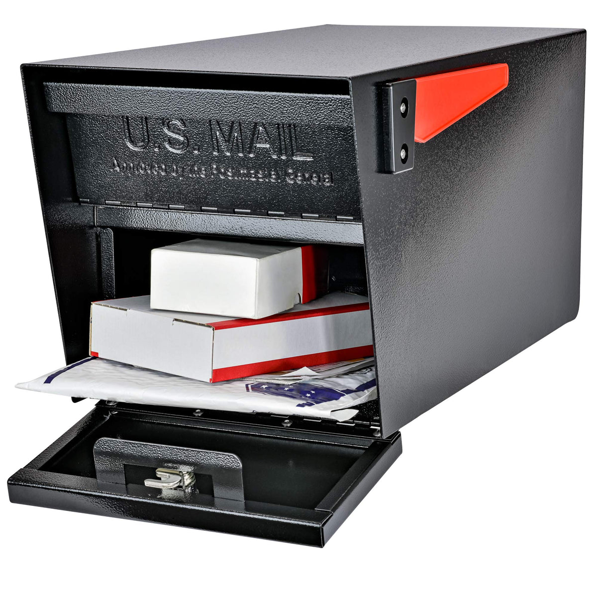 Mail Boss 7506 includes keys and clip for convenient access control