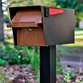 Mail Boss dimensions 21 inches deep by 11.25 inches high by 10.75 inches wide