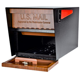 Mail Boss locking mechanism close-up highlights high-security protection