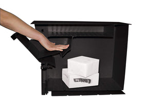 Mail Boss Package Master interior storage illustrating large capacity for mail and small packages