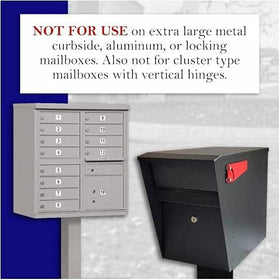 Mail Chime MAIL-1200 AC adaptor included for continuous operation.