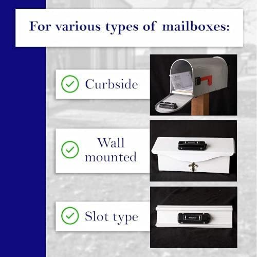 Mail Chime MAIL-1200 battery-powered unit offers flexible installation.
