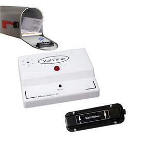 Mail Chime MAIL-1200 transmitter emits alerts near the mailbox.