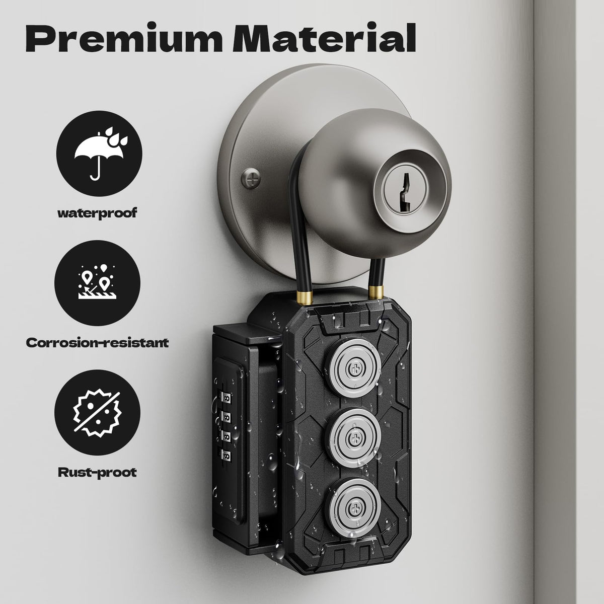 MAILADA waterproof design suitable for both outdoor and indoor key storage