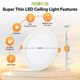 MAILCOS 1050LM dimmable downlight delivering bright energy-efficient illumination.