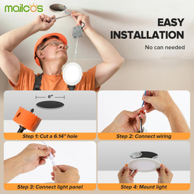 MAILCOS dimmable downlight offers customizable brightness for ambient and task lighting